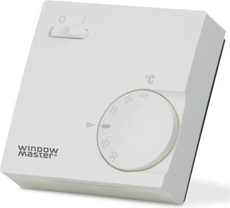 Actual product image WindowMaster Room thermostat WLA 110 0001, connects directly to controllers WUC 101/102/160 and