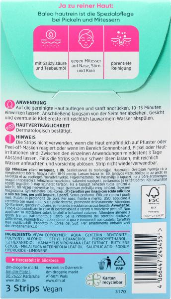 Actual product image dm Balea Anti-blackhead Nosestrips Skin Clean (Blackhead remover)