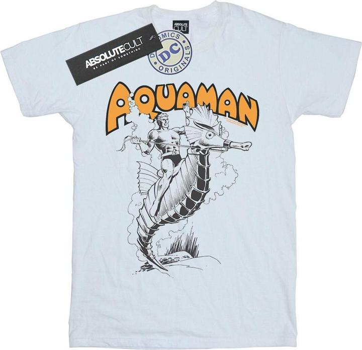Aquaman Mono Action Pose TShirt (4XL)