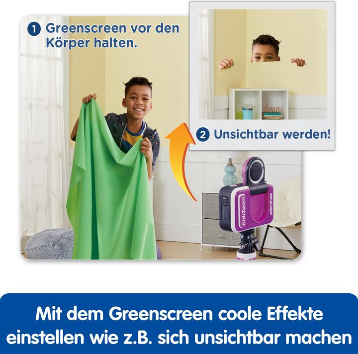 Actual product image VTech Kidizoom Video Studio HD purple