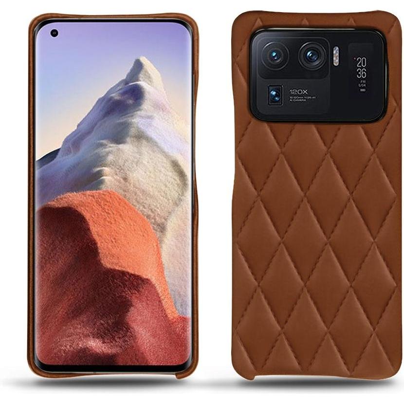 Noreve Lederschutzhülle (Xiaomi Mi 11 Ultra), Smartphone Hülle, Braun