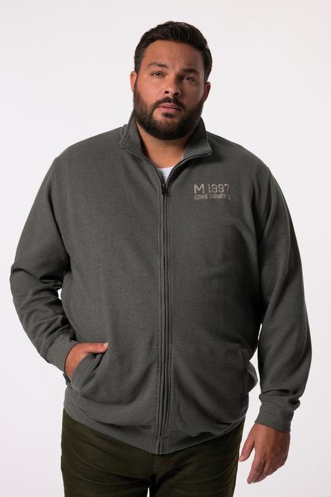 Image du produit Men+ Veste en molleton, col montant et fermeture à glissière, jusqu'au 8 XL (7XL)