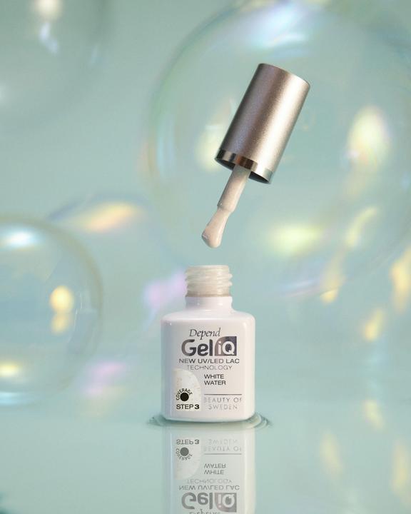 Image du produit Depend Gel iQ Color - Gel iQ White Water 5 ml (Blanc, Vernis à ongles effet gel)