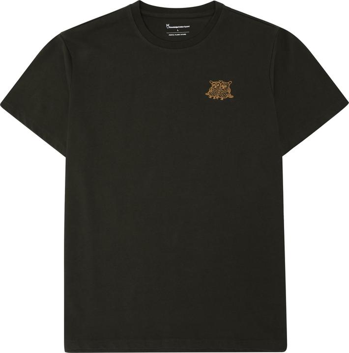 Produktbild KnowledgeCotton Apparel Owl Chest Embroidery (S)
