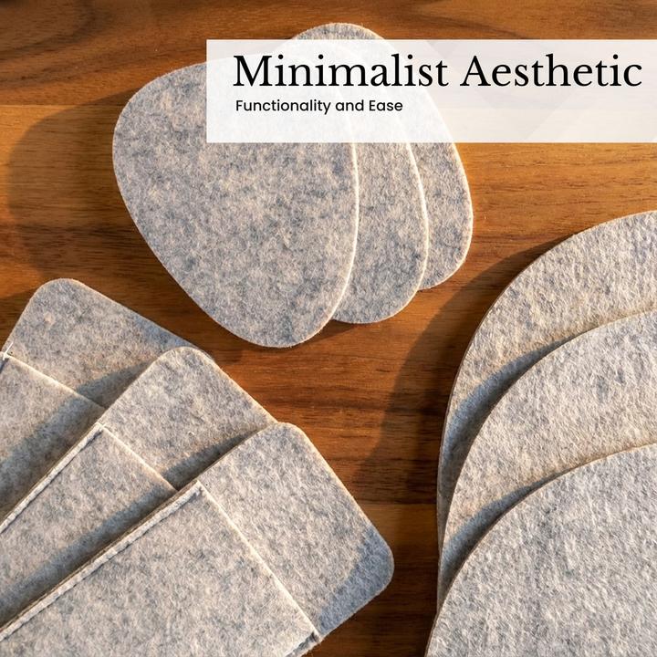 Image du produit Intirilife 6x Set de table en feutre (6 pcs, 43 x 43.33 cm)