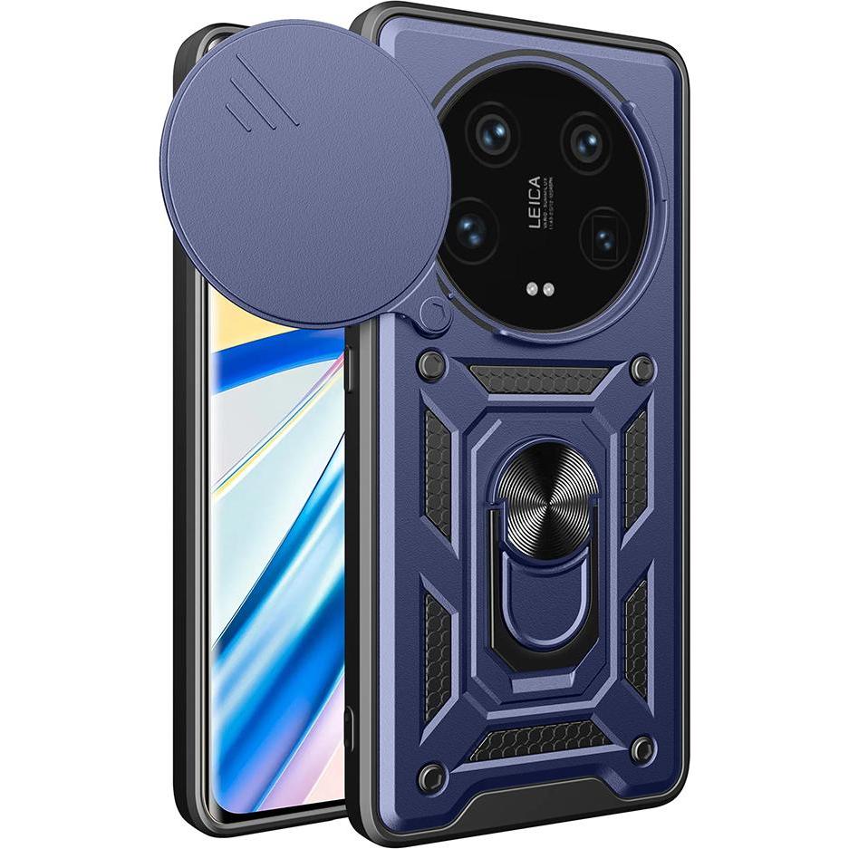 Techsuit - CamShield Series - Xiaomi 14 Ultra - Blue (Xiaomi 14 Ultra), Cover smartphone, Blu