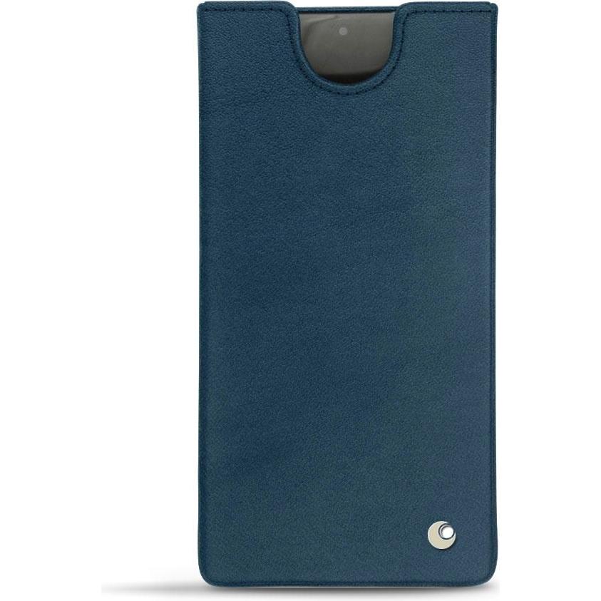 Noreve Lederschutzhülle (Samsung Galaxy Note 10+), Smartphone Hülle, Blau
