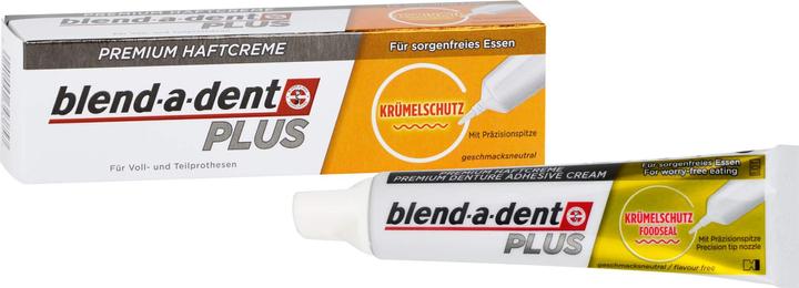 Actual product image Blend-a-dent Plus Premium Adhesive Cream Crumb Protection, 40 g cream