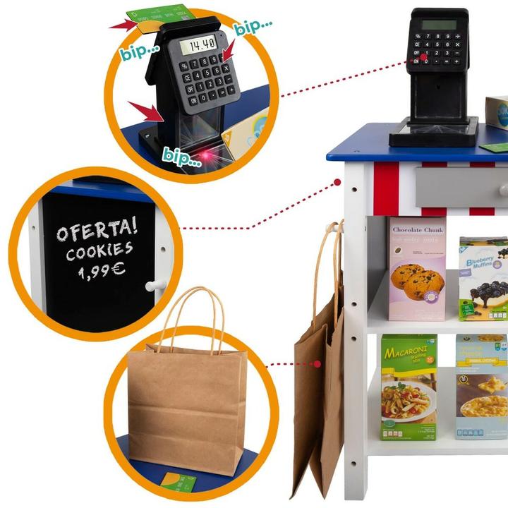 Produktbild Woomax Supermarkt-Spielzeug 28 Stücke 48 x 70 x 30 cm