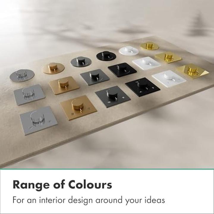 Actual product image hansgrohe Thermostatic Shower and Bathtub Mixer with Safety Stop and Dual Function Control