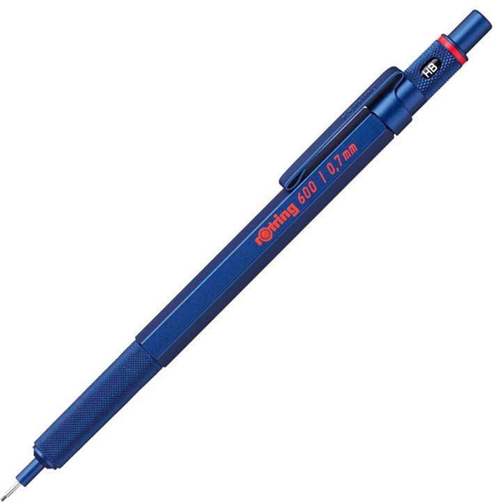 Actual product image Rotring Fine lead pencil 600 Metallic 0.7 mm, blue (0.70 mm, HB, 1 x)