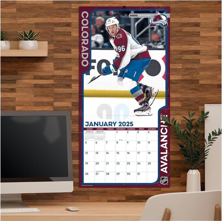 Actual product image NHL - Colorado Avalanche - 30.5 x 30.5 cm team wall calendar 2025 (30.5 x 30.5 cm)