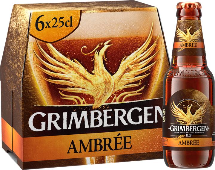 Produktbild Grimbergen Ambrée (6 x 25 cl)
