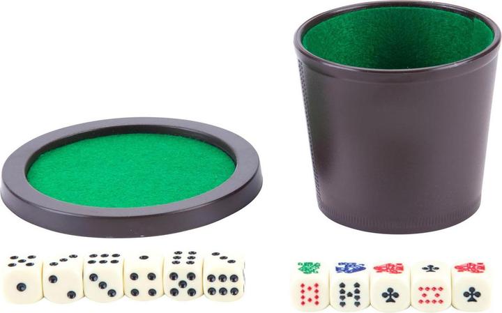 Produktbild Longfield Games Pokerbecher mit Deckel und Würfel