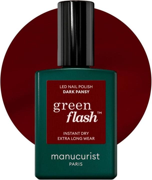 Manucurist Green Flash Nail Polish Dark Pansy