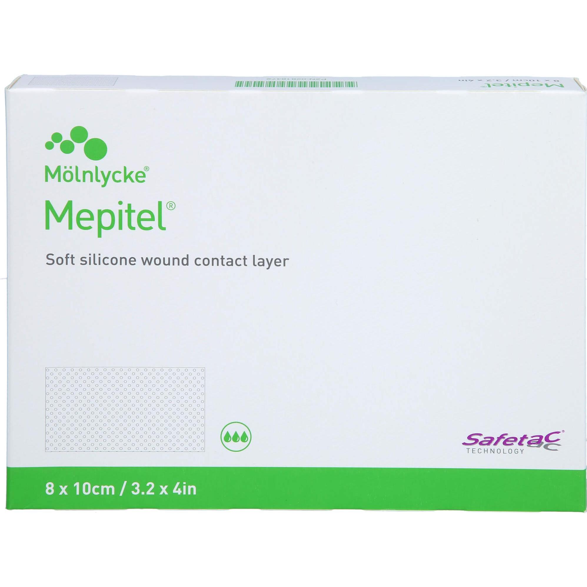 Mölnlycke, Praxisbedarf, Mepitel 8x10cm Steril Netz