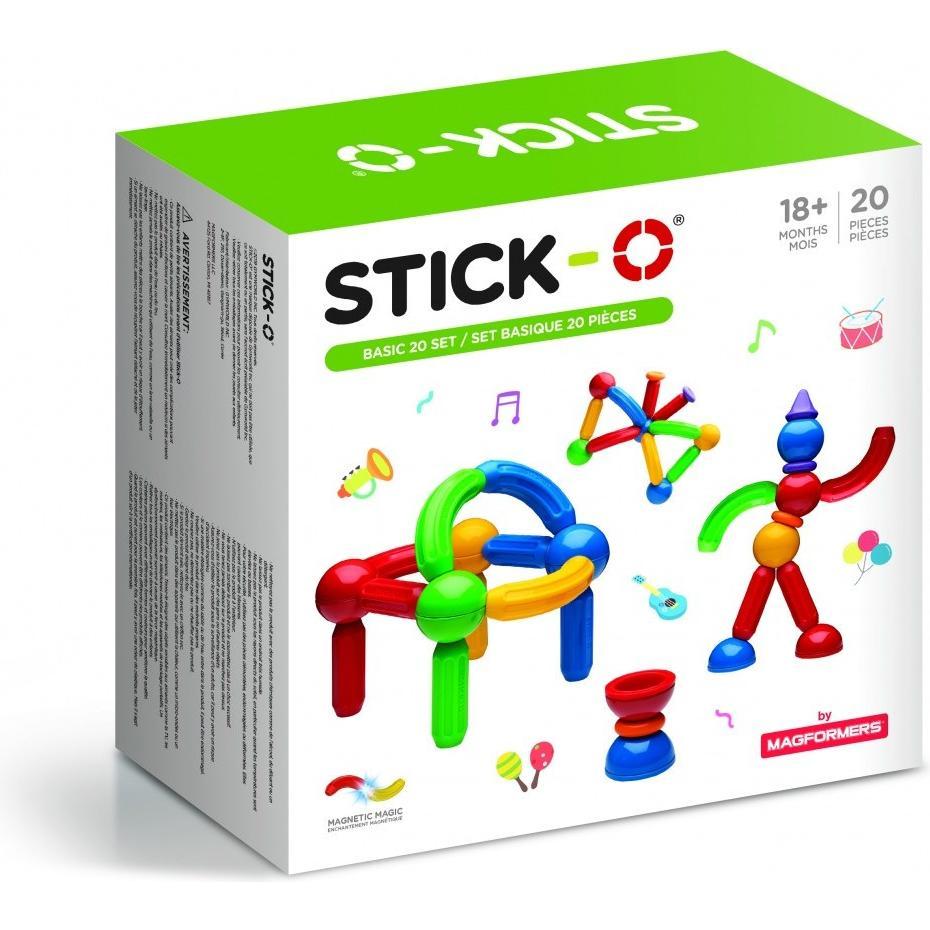 Magformers STICK-O 005-901002 BASIC SET - 20 ELEMENTE
