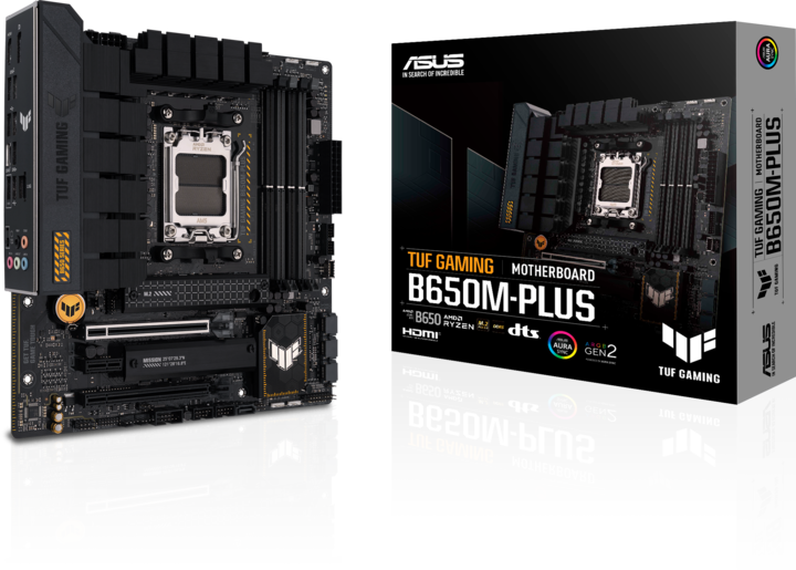 Actual product image ASUS Tuf B650M-Plus (AM5, AMD B650, mATX)