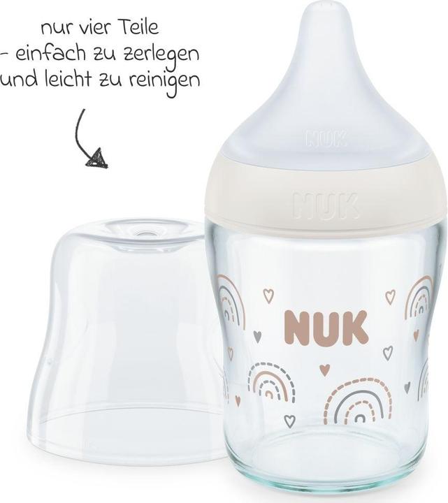 Image du produit NUK Biberon P.M.Verre120ml Si.S (120 ml)