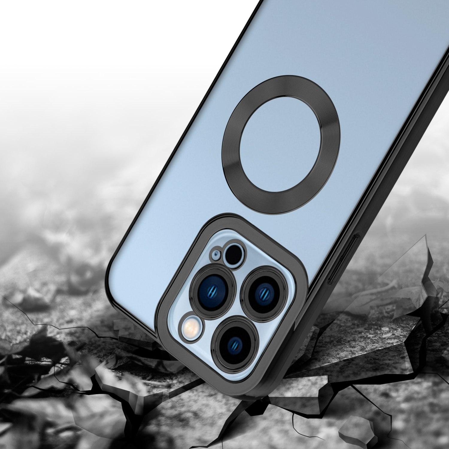 Thumbnail - Cadorabo TPU Hülle Chrome mit Kameraschutz für Apple iPhone 13 PRO (Apple iPhone 13 Pro), Smartphone Hülle, Transparent