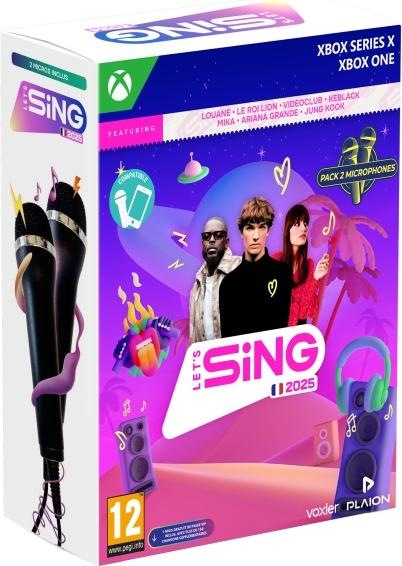 Produktbild Plaion Let's Sing 2025 French Version (+ 2 Mics) (Xbox Series X, FR)
