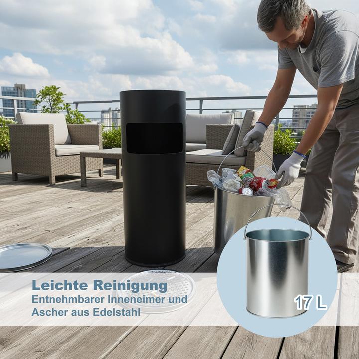 Actual product image Relaxdays Outdoor ashtray