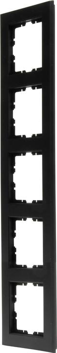 Actual product image Kopp HK07 cover frame 5-fold 402950006 Colour:black matt