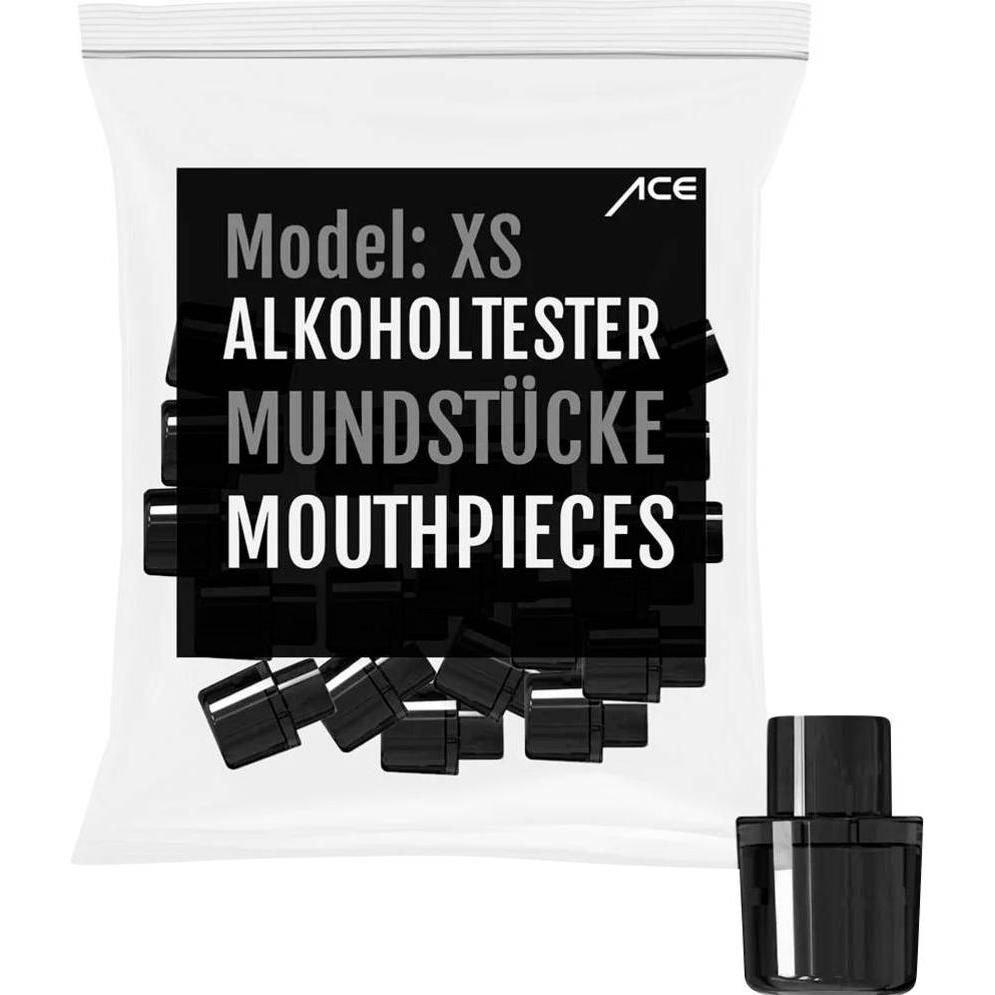 Ace Mundstücke Schwarz (20 ACE XS Lite Mundstücke)