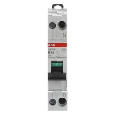 Abb, Fi Stroomonderbreker, SN201 B16 SN201-B16 Automatische Stroomonderbreker