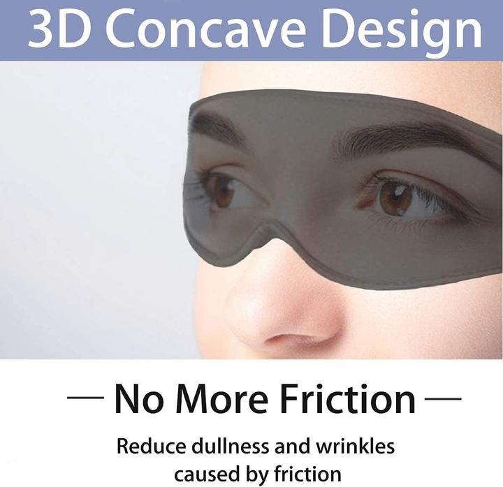 Actual product image Swissdetector 3D sleep mask - pressure-free - ultra-soft - adjustable (Sleeping mask)