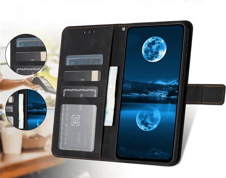 Immagine prodotto Cover-Discount Galaxy A36 5G / A56 5G – Wildleder Look Etui im Vintage Design (Samsung Galaxy A36, Samsung Galaxy A56)