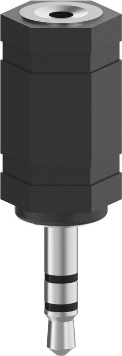 Productafbeelding Hama Audio-adapter, 3,5 mm jack st. stereo - 2,5 mm jack coupler stereo