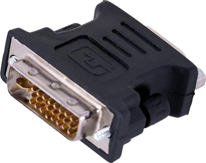 Actual product image Lanberg AD-0012-BK Video Cable Adapter DVI-I VGA (D-Sub) (VGA, 4 cm)
