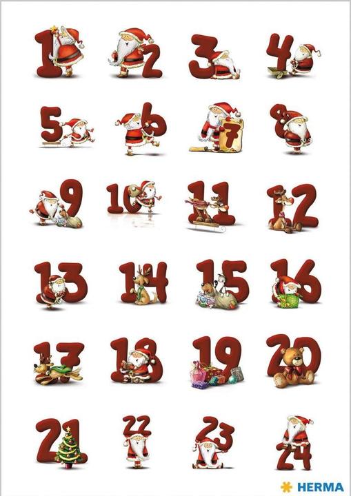 Actual product image HERMA Numbers Labels