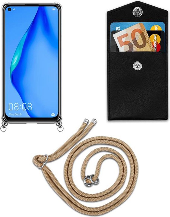 Produktbild Cadorabo TPU Handy Kette SILBER Cover