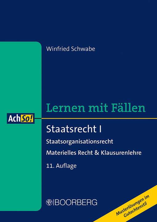 Actual product image Schwabe:Staatsrecht I (German, Winfried Schwabe, 2025)