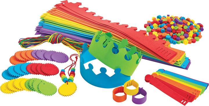 Colorations Coloriages - Faites et décorez votre propre mégapak de bijoux en mousse