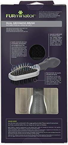 Produktbild FURminator Dual-Pflegebürste (Katze, Hund)