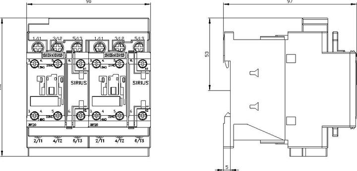 Produktbild Siemens Indus.Sector Wendekombination 3RA2326-8XB30-1AG2