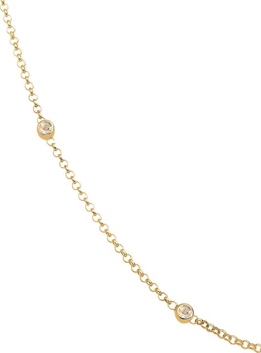 Immagine prodotto Elli Collana Solitario Cristalli di base Argento 925 (Argento 925, Cristallo di vetro)