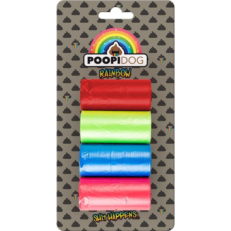 Meilleurs prix pour Rouleau de 20 Sac à crottes pour chien Duvoplus Rainbow (x4)