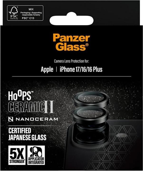 Actual product image PanzerGlass Hoops (1 pcs., Apple iPhone 17)