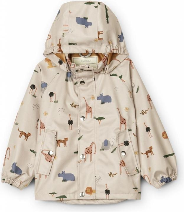 Actual product image Liewood Parker softshell rainwear set Safari (110)