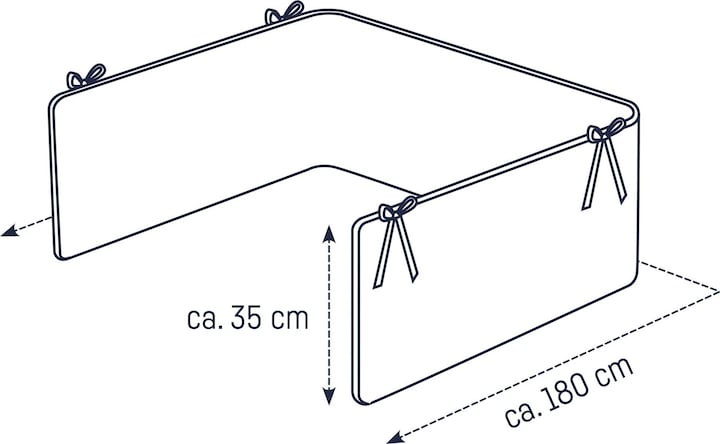Actual product image Julius Zöllner Nest for the cot, Patch Rose
