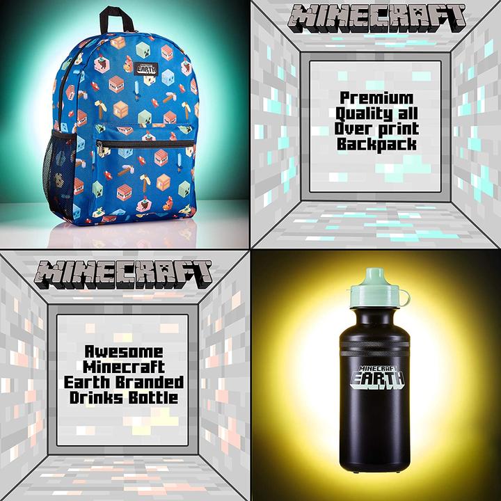 Image du produit Minecraft Set sac à dos pour enfants