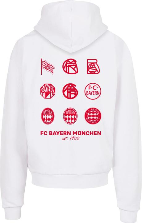 Produktbild FC Bayern München Logo History Red Ultra Heavy Hoody - 112187 (3XL)