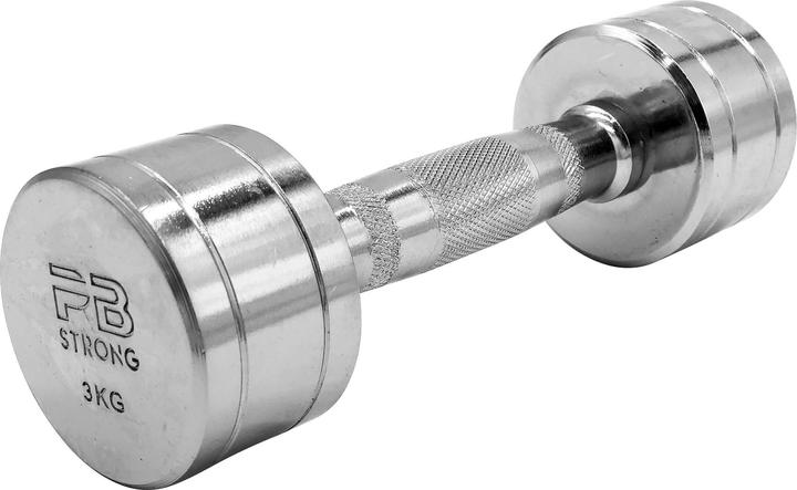 Produktbild Perform Better Kurzhantel Chrom 3kg (1 x 3 kg)