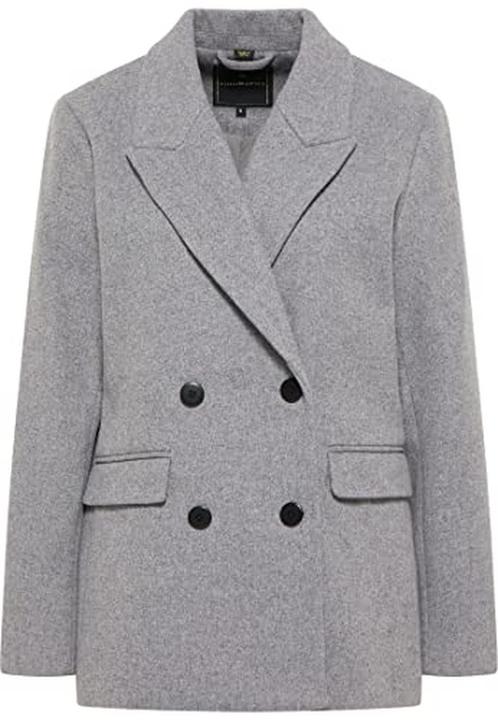 Acalmar Klassisch geschnittener Blazer mit Knopfverschluss und Reverskraag (XL)