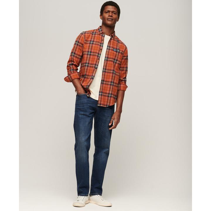Immagine prodotto Superdry Camicia a quadri con maniche lunghe in cotone biologico (S)