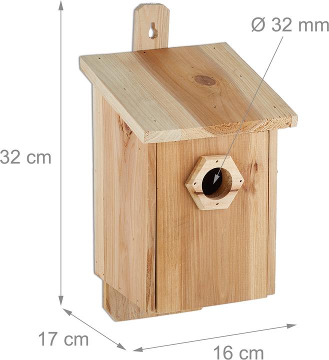 Produktbild Relaxdays Vogel Nistkasten